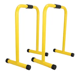 Amarelo ajustável porta de academia horizontal equipamento de fitness interior barra paralelo