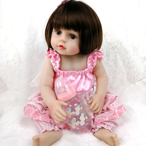 Muñeca Bebé <span class=keywords><strong>Reborn</strong></span> de Silicona Realista de 18 Pulgadas, Muñeca Bebé <span class=keywords><strong>Reborn</strong></span>, Muñeca Bebé Realista - Product Image 1