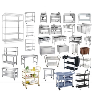Chariot de service à 3 couches en acier inoxydable 201/304 argenté <span class=keywords><strong>sur</strong></span> roulettes Chariot de service à aliments Chariot de - Product Image 4