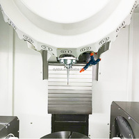 Centre d'usinage CNC 5 axes TL650 à grande vitesse non simultané, petite fraiseuse pour l'aluminium et le métal