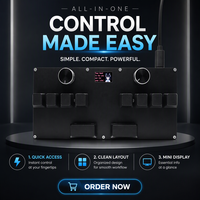 Clavier BTXETUEL SayoDevice CM51+ à déclenchement rapide, USB-C, rétroéclairage RGB, interrupteurs linéaires GATERON remplaçables à chaud, bouton rotatif, personnalisable pour le gaming