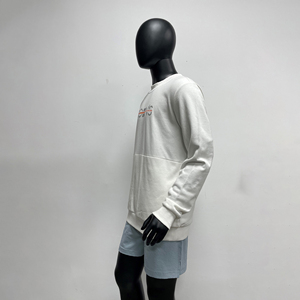 เสื้อสเวตเชิ้ตผ้าฟลีซเนื้อหนา พิมพ์ลายสกรีน 100% ผ้าฝ้าย ทรงหลวม ไซส์ใหญ่ สำหรับผู้ชาย ฤดูใบไม้ร่วง เป็นมิตรต่อสิ่งแวดล้อม - Product Image 2