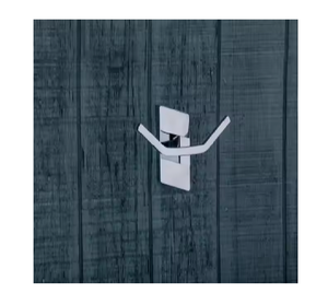 MANSI Design moderne Écologique Chroma Finish 2 pièces en laiton Crochet pour peignoir Garantie de 2 ans Cintre mural direct du fabricant - Product Image 2