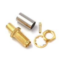 Connecteur coaxial RF SMA RPSMA de haute qualité, directement de l'usine, femelle, mâle, prise jack, 50 ohms