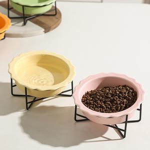 Desainer Merek Mewah Mangkuk Anjing Melamin Mangkuk Tatakan Pemberi Makan Kucing Anak Anjing Non-Slip Kecelakaan Mangkuk Bulldog Perancis untuk Anjing Kecil - Product Image 4