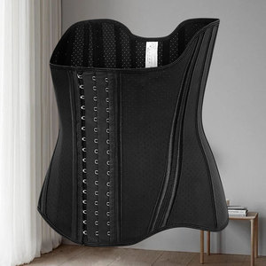 Langqin Corset de protection de la taille respirant pour femme Fitness Latex Body-Shaping Belt Tight Abdominal Corset pour l'entraînement - Product Image 5