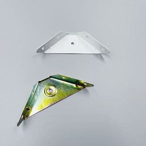 Bed <b>Corner</b> Brace Triangle <b>Bracket</b> Cold Rolled Steel Powder Coated Zinc Plating Floor Mounting Support <b>Bracket</b> - Product Image 2