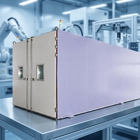 Chambre climatique à design spécial pour température et humidité constantes 18m³ -40~150°C, écran tactile HMI, 380V, haute précision
