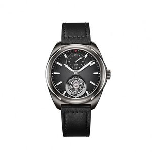 Montre mécanique automatique de luxe pour homme avec tourbillon, étanche, bracelet en cuir, idéale comme cadeau - Product Image 5