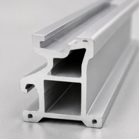 Profilé d'extrusion en aluminium sur mesure Usinage CNC de précision Pièces structurelles Tolerances de haute précision OEM Aérospatiale Médical