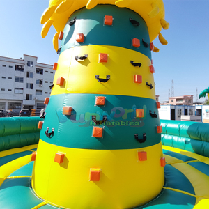 Divertidos juegos inflables interactivos de carnaval con temática de monos, juegos de pared de escalada inflables para eventos al aire libre. - Product Image 5