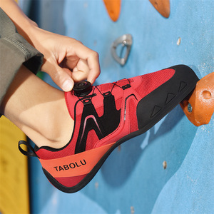 Tabolu Climbing Shoes Unisex Blue Black Slip Resistant Indoor Bouldering Training Shoes - Product Image 2
