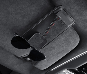 Clip de support de lunettes de soleil pour pare-soleil avant avec porte-lunettes en cuir pour BMW Série 5 Série 7 X3 X5 F85 F20 F21 F30 F35 F80 - Product Image 5
