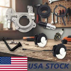 Kit de herramientas para motosierra Stihl MS260 026: Manguera de bomba de aceite con resorte de tornillo sin fin, tapa de filtro y bujía, compatible con bombas de aceite - Product Image 3