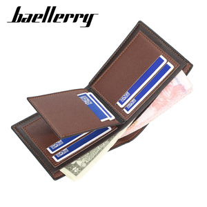 Baellerry Men's Short <b>Wallet</b> Pu Leather 5 Inch Horizontal Opening Card <b>Holder</b> Everyday Use - Product Image 2