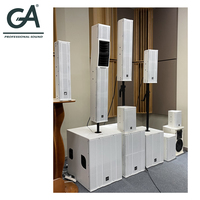 Altavoz profesional de tres vías, columna activa, sistema de matriz de línea