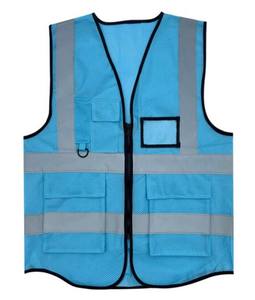 Gilet Riflettente Personalizzato ad Alta Visibilità per Lavoratori Stradali, Abbigliamento da Lavoro Arancione con Tasche per l'Industria - Product Image 2