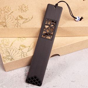 Hollowed Out Rectangle Wooden <b>Bookmarks</b> Chinese Style Wood <b>Bookmark</b> Ornamental Design <b>Bookmarks</b> for Unique Gifts - Product Image 2
