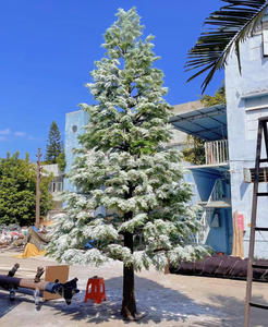 Vente en gros de sapin de Noël artificiel en cèdre Faux arbre bionique décoratif intérieur extérieur parc hôtel plante décorative pour la <span class=keywords><strong>rue</strong></span> - Product Image 4