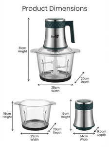 Offre Spéciale Hachoir Électrique 3.0L avec Bol en <span class=keywords><strong>Verre</strong></span>, Moteur en Cuivre Pur et Vitesse Variable pour Hôtels, Usage Commercial et VR - Product Image 6