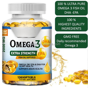 Complément d'huile de poisson extra forte sous marque privée - Gélules moléculaires d'Oméga <span class=keywords><strong>3</strong></span> distillées OEM/ODM - Source de formule personnalisée - Product Image 5