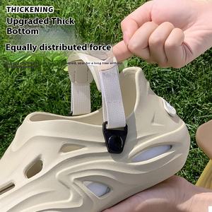 Hombres 2024 Verano Nuevo estilo Zapatos con agujeros Poop-Feeling Baotou Zapatillas Cerrado Antideslizante Ropa exterior Playa Deportes <span class=keywords><strong>Coco</strong></span> Sandalias - Product Image 5