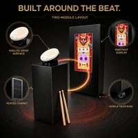 Drumming Blessings Taiko Drum Master : Jeu de rythme interactif personnalisable pour événements de carnaval, avec machine à tambour et danse