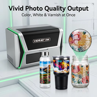 Mesin Cetak UV Rotary 360 Baru untuk Botol Kaca, Botol Anggur, Mug Vakum, Gelas Plastik, Kaleng - Pencetakan Logo Kustom OEM UV