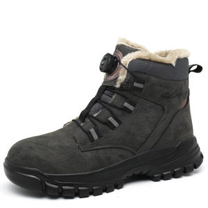 Chaussures de sécurité OLICOM, anti-impact, résistantes aux perforations, doublées de coton, bottes de sécurité chaudes, imperméables, bottes de travail, chaussures de sécurité d'hiver - Product Image 3