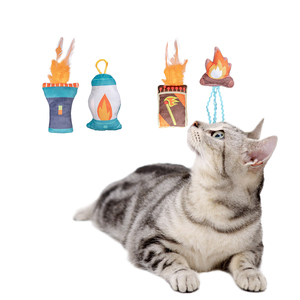 Fabricant vente en gros nouvelle forme de chat teaser bâton interactif chat en peluche jouet - Product Image 5