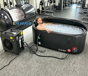 DR.HUGO iCold B01 Home Use <b>Inflatable</b> Ice Bath Tub Single Person Cold Plunge with Intelligent Chiller ice bath with chiller - Product Image 1