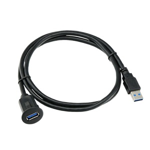 Cable USB 3.0 de un solo puerto, macho a hembra, para paneles de automóviles, motocicletas y embarcaciones; cable impermeable de conexión rápida. - Product Image 2