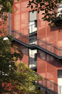Panneau en aluminium perforé, surface anodisée, anti-corrosion, pour murs-rideaux, revêtement extérieur de bâtiment, design minimaliste - Product Image 5