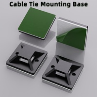 Support de gestion de câbles en gros pour usine, attaches en plastique, clips de fixation de fils, supports, chevilles, organisateurs, attaches carrées, crochets de fixation de câbles