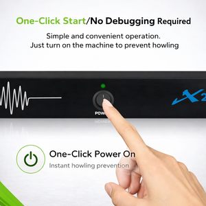 Soppressore di Feedback Digitale Professionale a 6 Canali, Processore Anti-Feedback per Microfoni, Eliminatore di Feedback Audio per Conferenze e Palcoscenici - Product Image 4