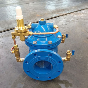 Vanne PRV LanHui 200X à commande automatique pilotée, réducteur <span class=keywords><strong>de</strong></span> <span class=keywords><strong>pression</strong></span> d'<span class=keywords><strong>eau</strong></span> PN10 PN16 avec raccord à bride, garantie 1 an - Product Image 2