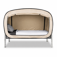 Tente individuelle automatique d'intérieur, occultante et anti-moustiques, pour chambre à coucher, pièce isolante ou dortoir