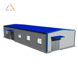 27.5M x 10.5M x 5.0M Struttura In Acciaio Prefabbricata Costruzione Officina Magazzino