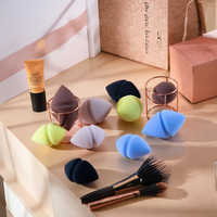 Éponge de maquillage cosmétique en gros, grande forme de toupie pour le maquillage liquide et crème, éponge de maquillage cosmétique