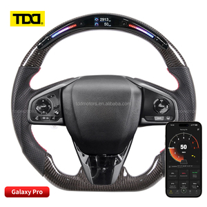 Volante Deportivo de Fibra de Carbono TDD LED para Honda Civic Accord 11ª Generación 2021 2022 2023 2024, Volante Deportivo Personalizado Original - Product Image 1