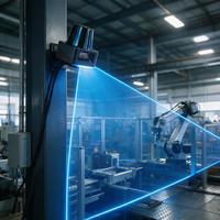 Scanner laser de sécurité à 270 degrés, type 2D LSE, capteur de sécurité économique pour AGV, pour l'automatisation industrielle et la protection des robots mobiles