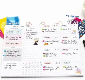 Custom Logo Tear Off Notepad Memo Pads Calendar To Do List Notepad For Daily Work