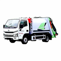 Véhicule de transport de déchets à compression