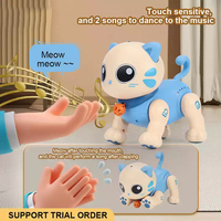 LK Toys Chat Robotic Interactif Électrique Télécommandé Jouet Intelligent pour Enfants en Plastique