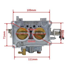 Vergaser für Yamaha Außenbordmotor, 40 PS, 2-Takt, SP36X, 6F5-14301, 6F6-14301-00, 06, 6J4-14301, 03, 04, 05, PAT36-04000300, E40J - Product Image 2