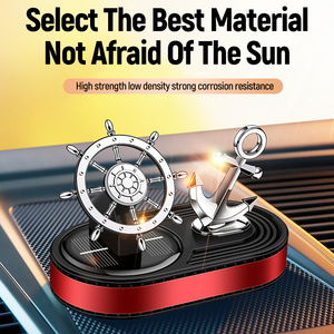 Parfum monté sur voiture Helmsman et Anchor Car Fragrance Lasting Scent Solar Design Auto Accessories Freshener Aromatic - Product Image 4