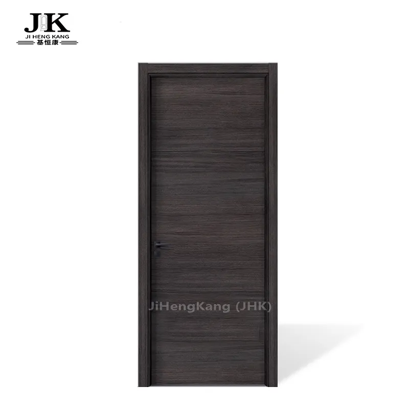 JHK-F01-10 Porta embutida moderna, persianas de madeira com melamina, porta embutida de madeira