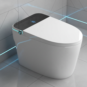 Inodoro Inteligente <span class=keywords><strong>con</strong></span> Bidé Eléctrico, Montado en el Suelo, Totalmente Automático, Moderno, <span class=keywords><strong>con</strong></span> Función <span class=keywords><strong>de</strong></span> Lavado Femenino - Product Image 3