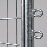 Panneau de clôture de sécurité modulaire en acier galvanisé pour parcours de défilé de festival