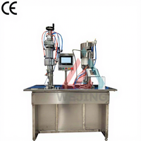 Máquina de Llenado de Aerosoles Semiautomática con Control PLC para Pequeñas Empresas, Alta Precisión, para Cosméticos y Productos Químicos